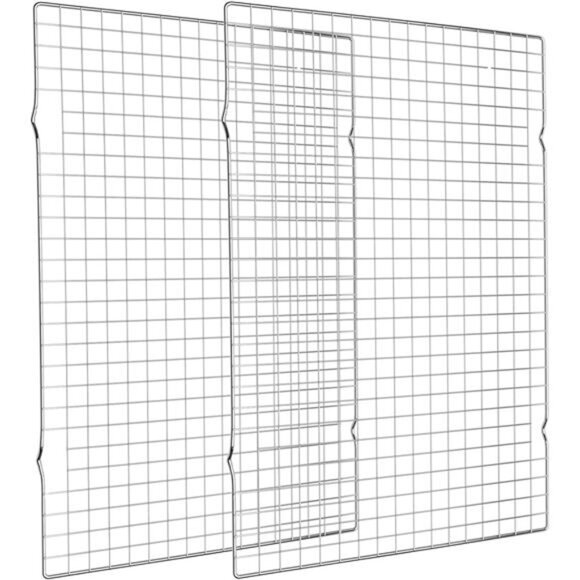 Cooling Rack for Baking 2-Pack, 16x10 Inches Baking Rack, Thick Wire Cookie Rack - Picture 1 of 8